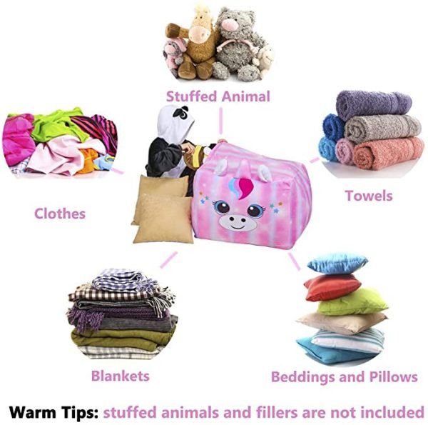 Pink Unicorn Bean Bag Chair
