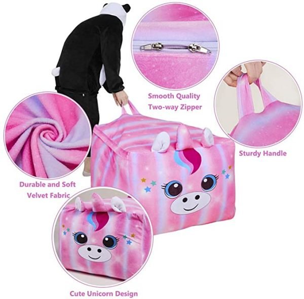 Pink Unicorn Bean Bag Chair