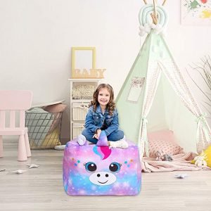 Purple Unicorn Bean Bag Chair