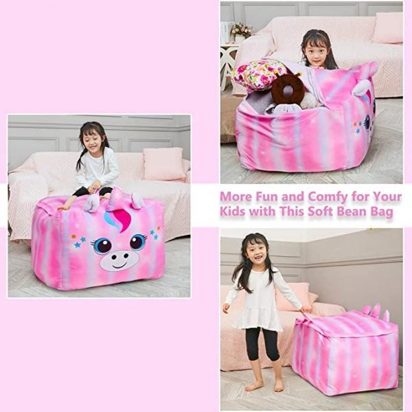 Pink Unicorn Bean Bag Chair