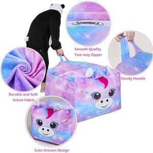 Purple Unicorn Bean Bag Chair