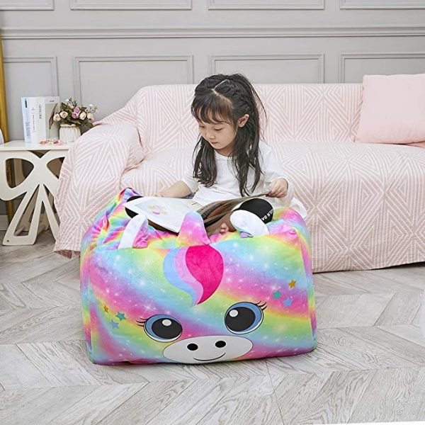Rainbow Unicorn Bean Bag Chair For Kids