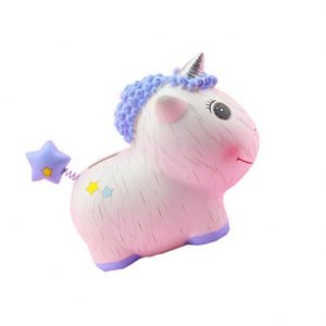 Cartoon Unicorn Coin Bank