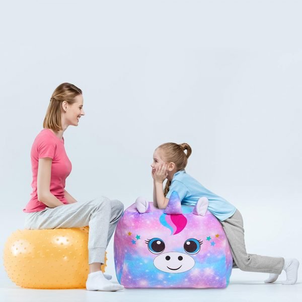 Rainbow Unicorn Bean Bag Chair For Kids