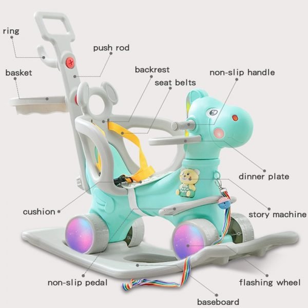 Unicorn Rocking Chair For Kids