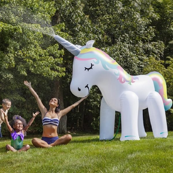 Giant Inflatable Unicorn Sprinkler For Summer