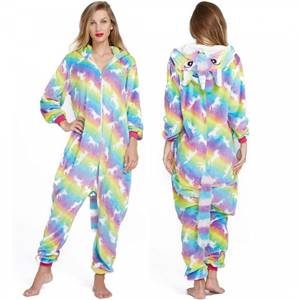 Rainbow Star Unicorn Onesie Costume Pyjamas