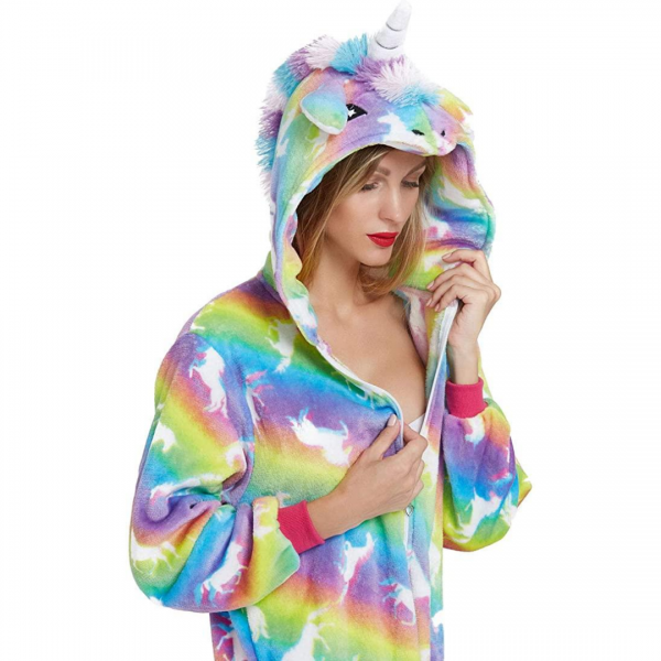 Rainbow Star Unicorn Onesie Costume Pyjamas