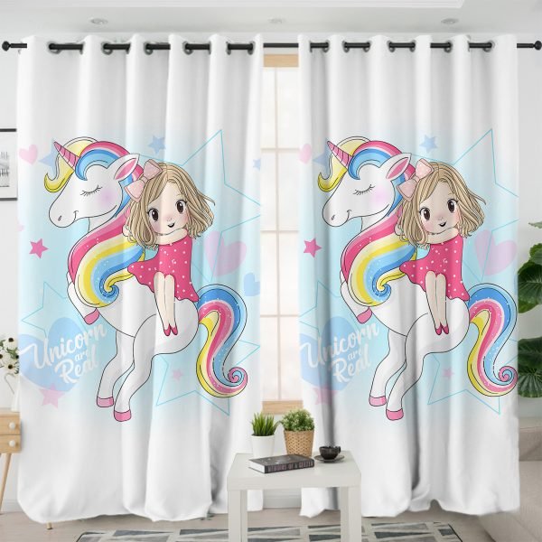 Unicorn And Baby Girl Curtains Uni Unicorn And Baby Girl Curtains Uni, Baby Girl Curtains