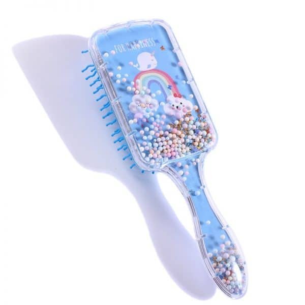 Cartoon Unicorn Transparent Hair Brush