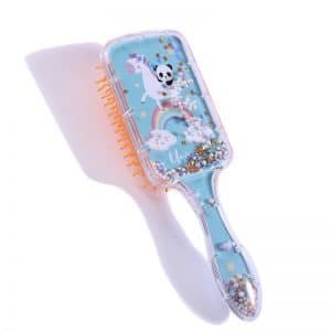 Cartoon Unicorn Transparent Hair Brush