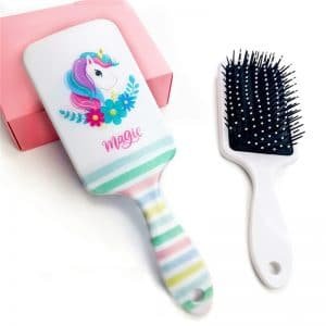 Cartoon Unicorn Transparent Hair Brush