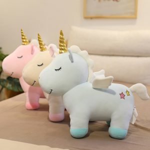 Golden Horn Unicorn Plush Toy