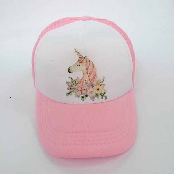 Pastel Pink Unicorn Cap