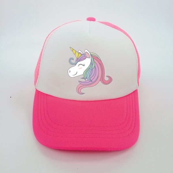 Pastel Pink Unicorn Cap