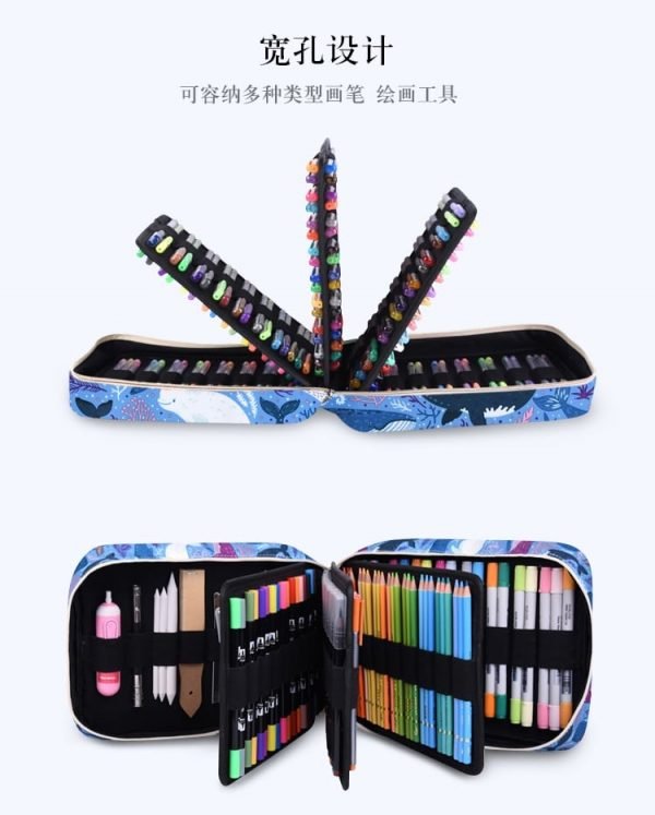 Pencil Case Holder Slot – Unicorn Large Capacity Pen Organizer