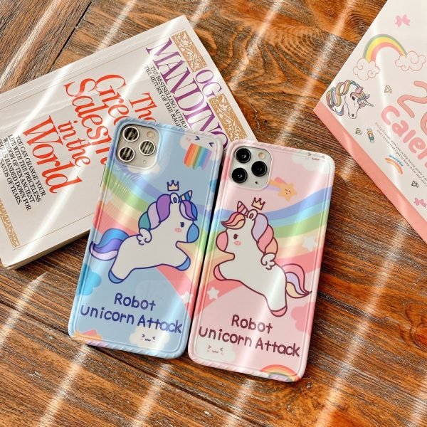 Rainbow Unicorn Protective iPhone Cases