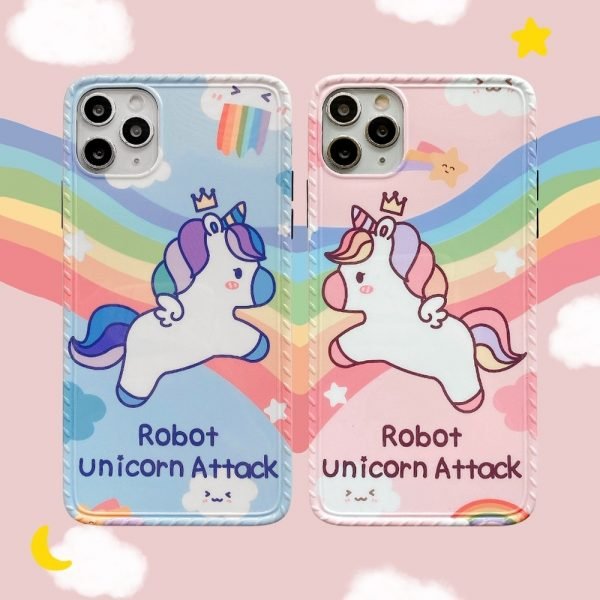 Rainbow Unicorn Protective iPhone Cases