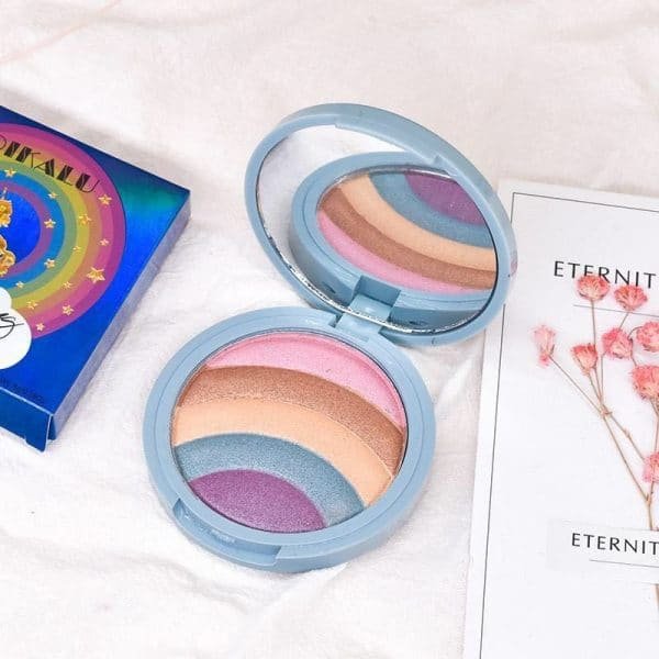 Unicorn Five-Color Rainbow HighLighter Eyeshadow Powder