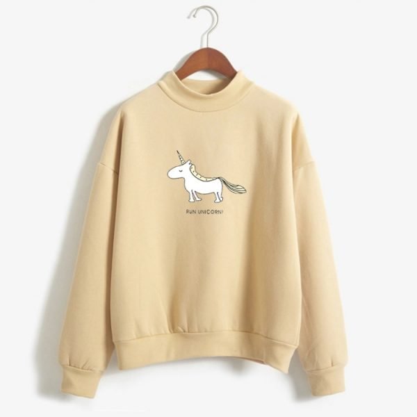 Unicorn Long Sleeve Fleece Sweatshirts